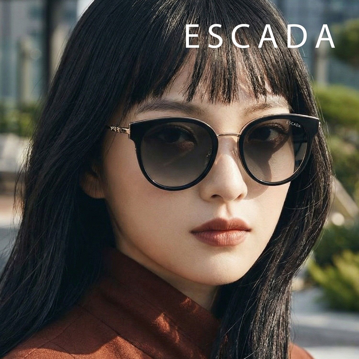 에스까다 SES D70G 700Y 공식수입 이탈리아 라운드 콤비 오버사이즈 명품선글라스