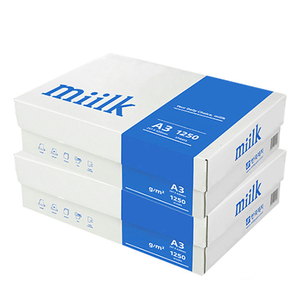 밀크 A3용지 A3 복사용지 85g 1250매 2박스