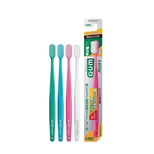 [SUNSTART][GUM]GUM 검 플러스 덴탈 브러쉬  466S 1개