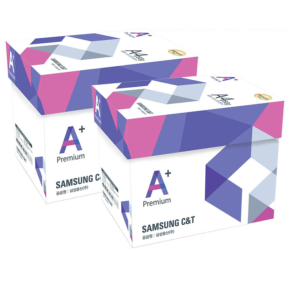프리미엄A+ A4용지 A4 복사용지 80g 2500매 2박스