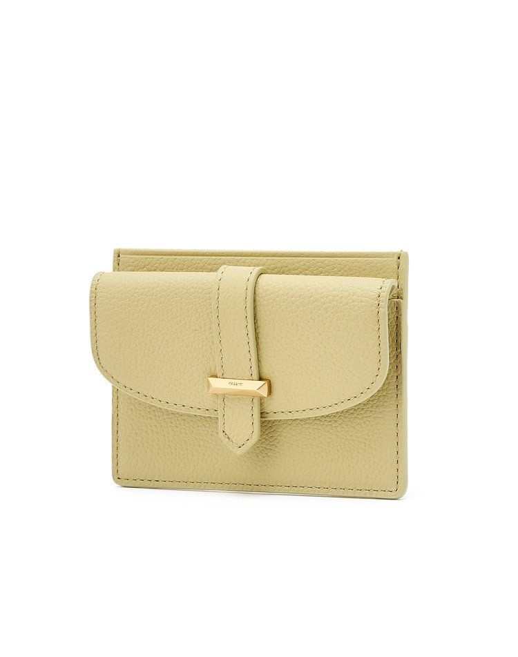 [롯데백화점] 헤지스 ACC [H-BAR] 옐로우 바장식 소가죽 카드지갑 슬롯 HIHO6E277Y1 LE1220923537