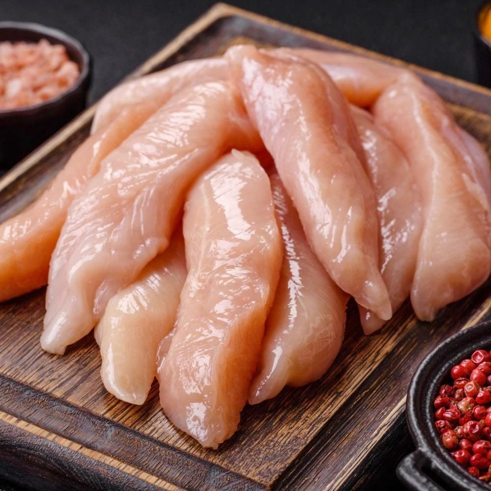 치킨셰프 닭안심살 1kgx10팩/총10kg 냉동진공포장