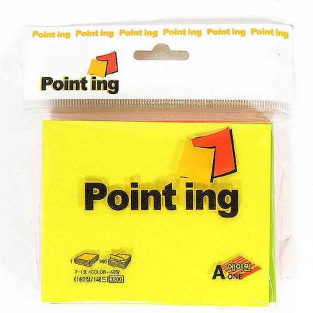 형광 점착메모지 모니터메모지 예쁜메모지 뜯어쓰는메모지