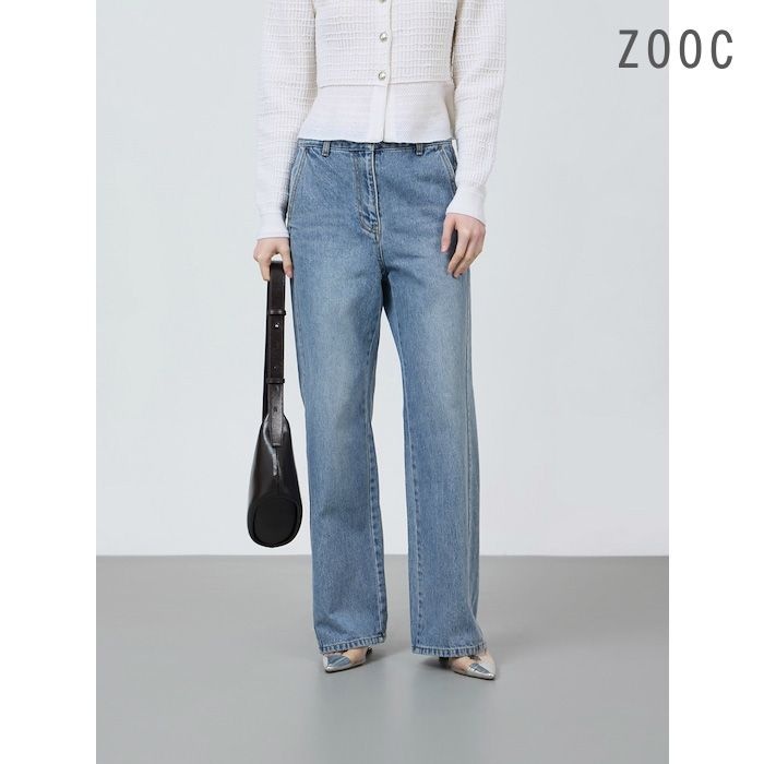 주크 [ZOOC] 워시드 심라인 데님 팬츠 LB_Z251PSA405