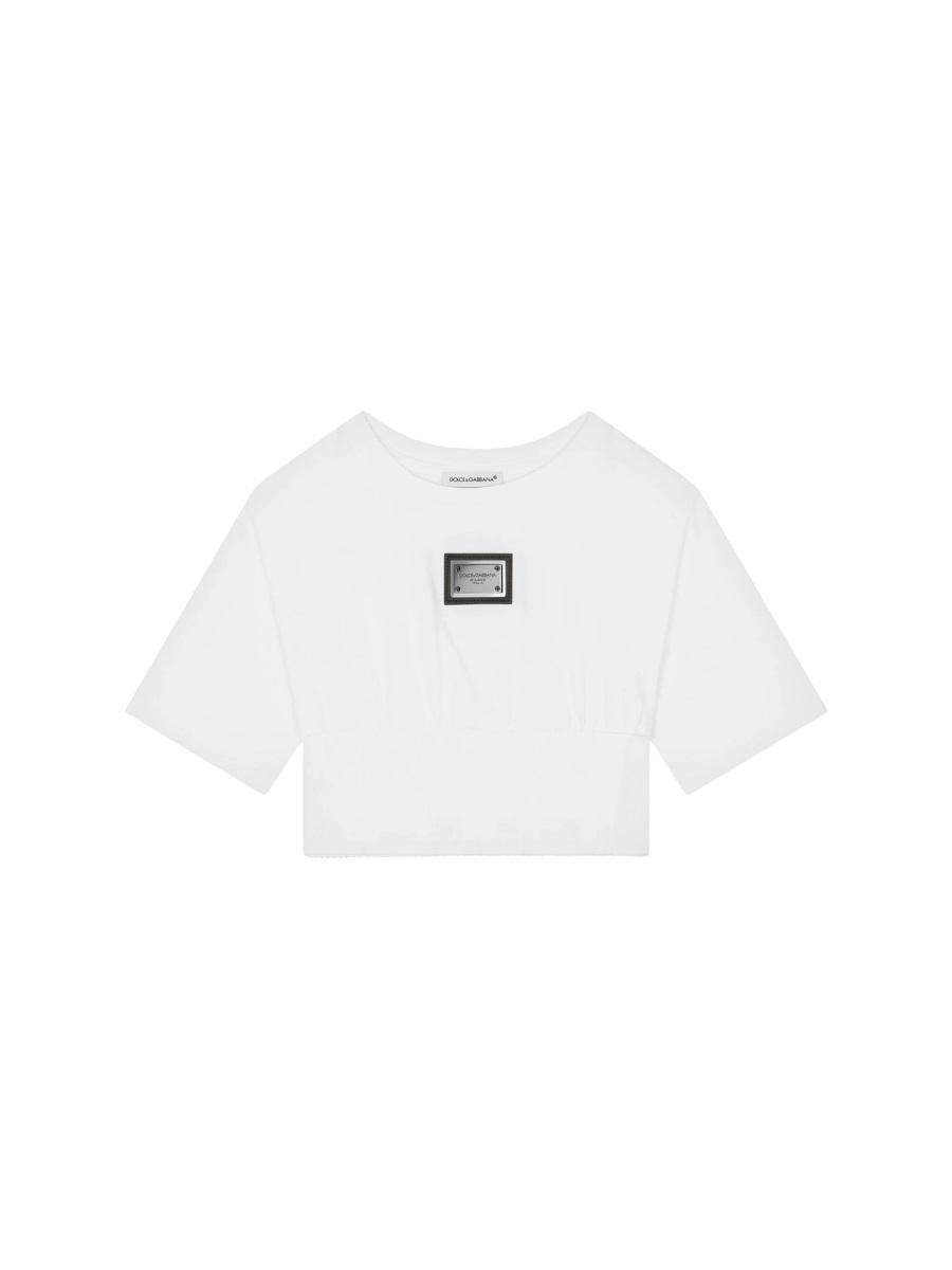 돌체앤가바나 돌체 앤 가바나 로고 플레이드 티셔츠 L5JTLCKG7JL3W0800 B0041497540