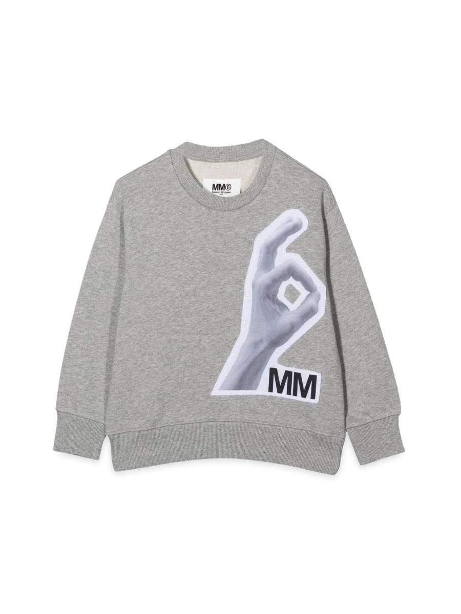 MM6 메종 마르지엘라 22 F/W MM6 메종 마르지엘라 MM OK 크루넥 맨투맨 (KIDS 상품) M60238K_MM023M6910 B0041485823