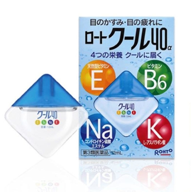 로토쿨 40 알파 일본안약12ml 눈에 필요한 영양소보충 눈피로 충혈 눈병예방