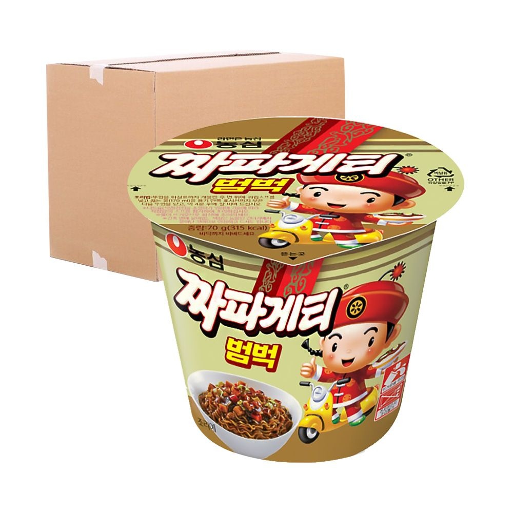 비제이마켓 짜파게티범벅 30개입 (1박스) 컵라면 짜장범벅 짜파게티범벅컵