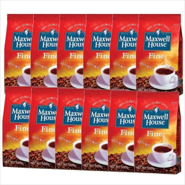 [동서식품][맥스웰하우스] 맥스웰 하우스 화인500g x 12개입 (G)