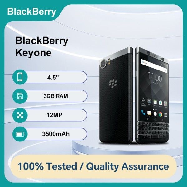 잠금 해제된 오리지널 블랙베리 키원 4G NFC 지문 인식 쿼티 키보드
