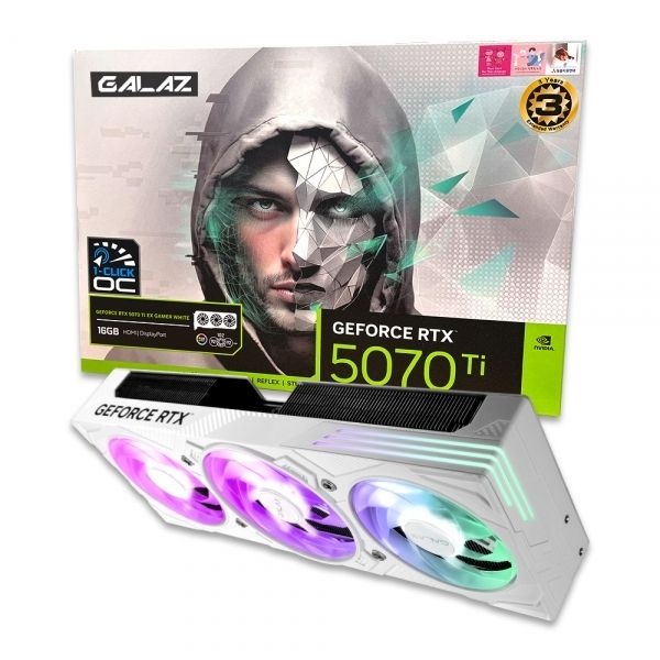 갤럭시 GALAZ RTX 5070 Ti EX GAMER WHITE OC D7 16GB