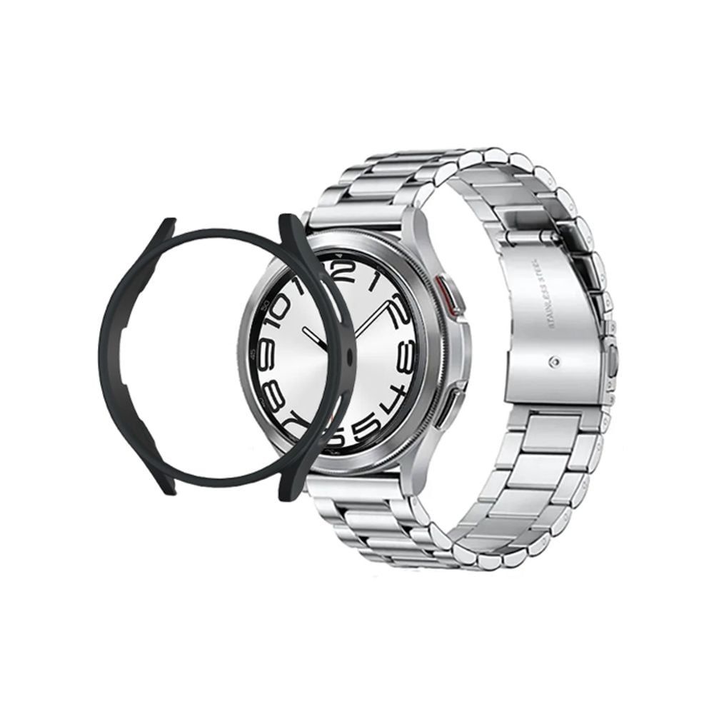 갤럭시워치6 40mm 하드 케이스+원터치 메탈 스트랩