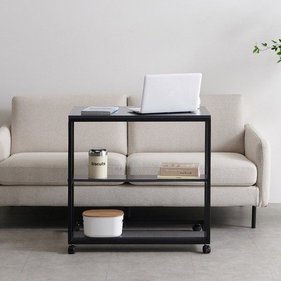 우아미가구oem 플리토 이동식 와이드 테이블 착불