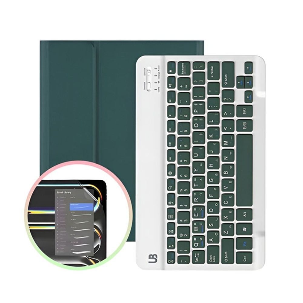 아이패드 미니 6세대 키보드 케이스+종이질감 필름 1매