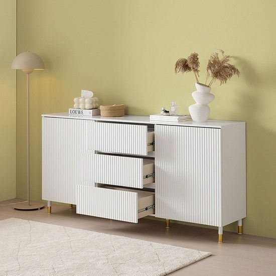 보루네오 OEM 갤러리 템바보드 1500 3서랍+양문도어 멀티수납장 AX457R (착불)