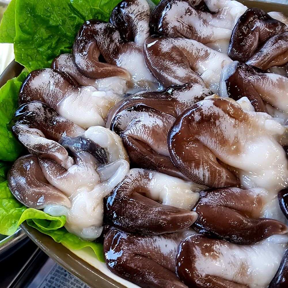 맛군 손질 초코 새조개 횟감 샤브샤브 노랑새조개 내장제거