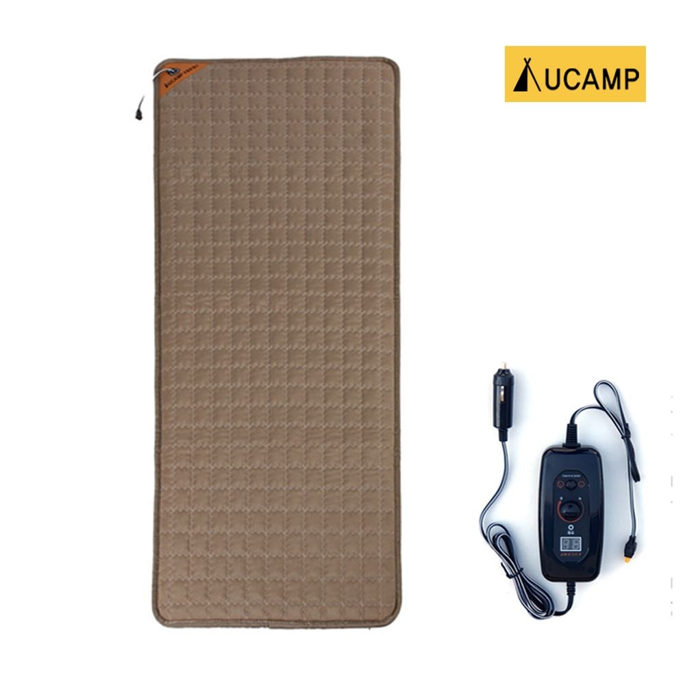 유캠프 신형  DC 12V 프리미엄 전기매트 탄소 온열 매트 차박 캠핑 전기장판 1인용 65x180