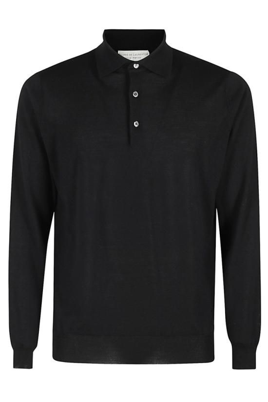 필리포 드 로렌티스 25FW 필리포 드 로렌티스 폴로 티셔츠 PL1ML RM16R 097 Black