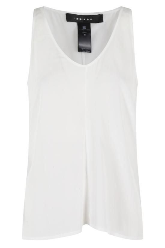 25SS 페데리카 토시 민소매 티셔츠 41365 412 096 White