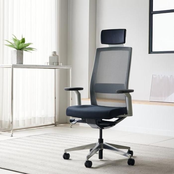 듀오백 듀오백 사무용 의자 컴퓨터 책상 학생 Q7 플러스 14HLDAS-CW 스폰지좌판 / 그레이