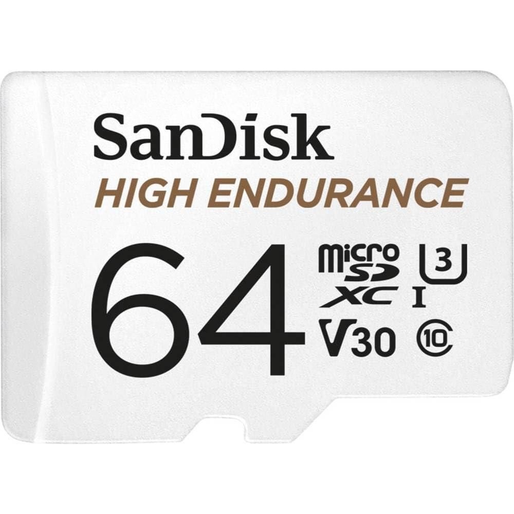 [해외] SanDisk 하이 인듀어런스 비디오 마이크로 SDXC 카드 128GB 어댑터 포함(SDSQQNR-128G-GN6IA)