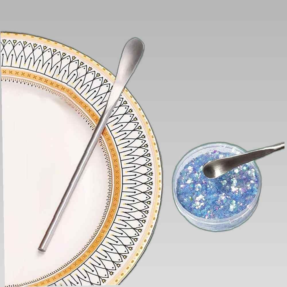 네일아트 스테인리스 고급 글리터 스푼 글리터네일 파우더스푼 글리터스푼 미니글리터스푼 미니삽 미니국자