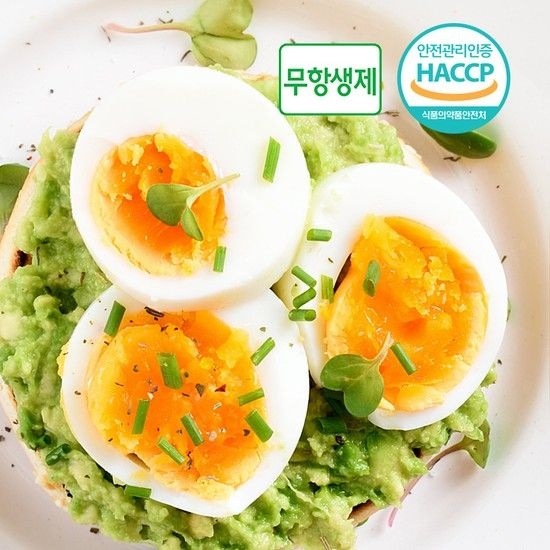 농업회사법인영일(주) [국민란] 촉촉 부드러운 간이 베어있는 반숙란 반숙 계란 삶은계란 30구 친환경 무항생제