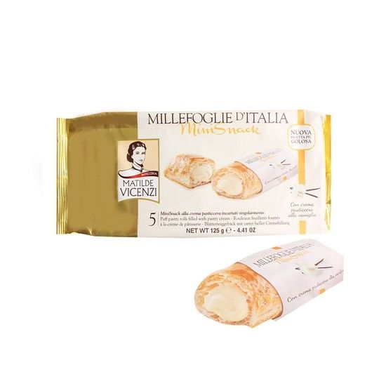 비첸지 밀레포글리에 125g 5개 이탈리아 수입과자 패스트리 크림