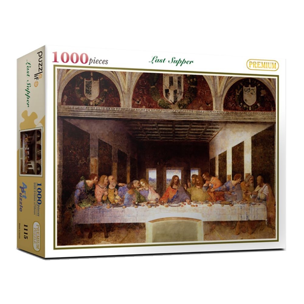 비엔비퍼즐 비앤비 직소퍼즐 풍경 명화 최후의 만찬 복원 후 1000피스 PL1115