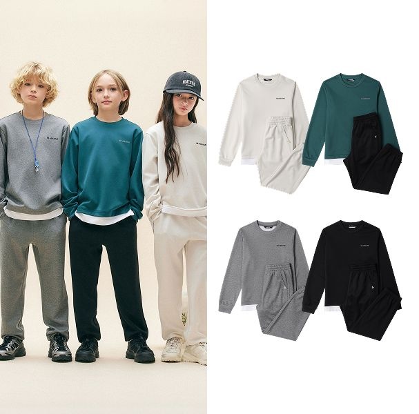 블랙야크키즈 맨투맨+조거팬츠세트