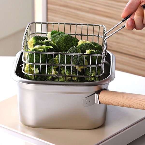 [역대가/없으면손해]올인원 스텐 IH 캐니스터 냄비 세트 (채반+냄비+손잡이+밀폐뚜껑)