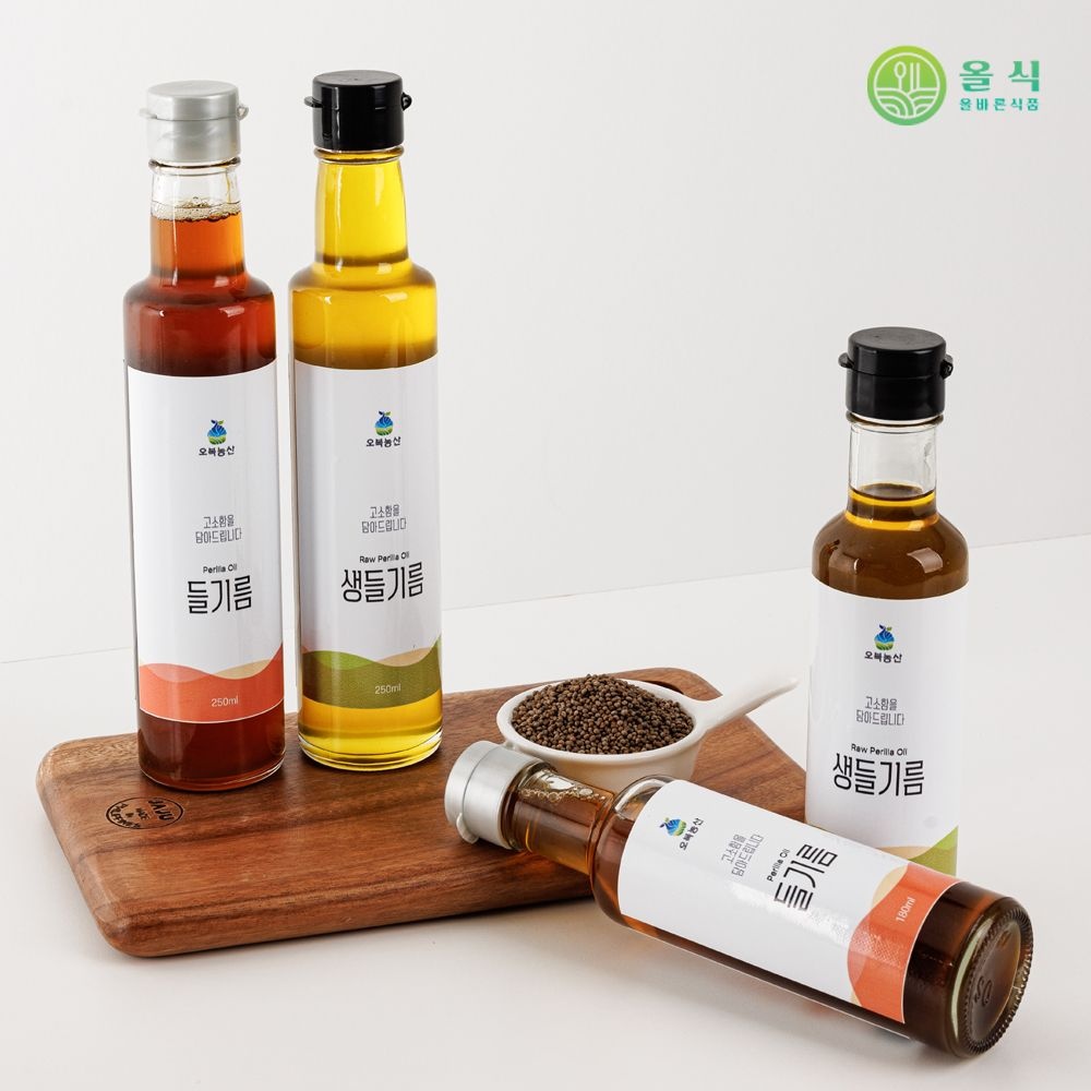 [100%국내산 첨가제 NO] 저온냉압착 생들기름 참기름 180ml