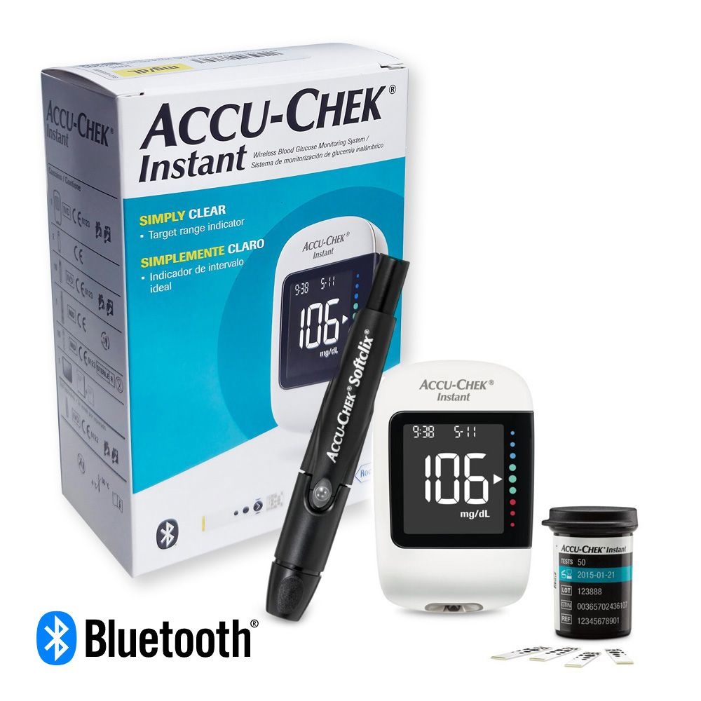 아큐첵 로슈 아큐첵 인스턴트 혈당측정기(채혈기포함)+시험지10매+침10개