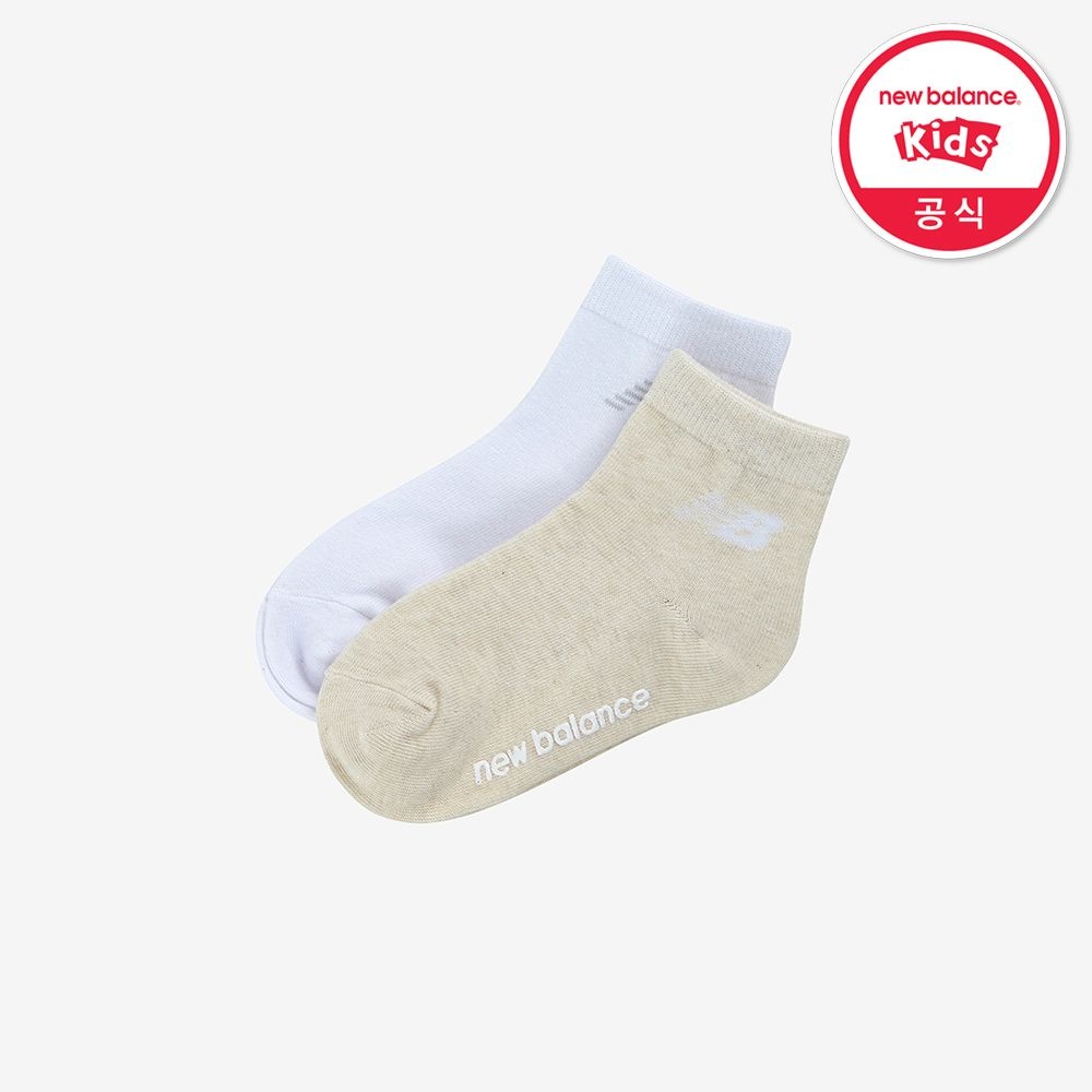 뉴발란스 키즈 [2PCS] 아동 중목 양말 NK8EGS202U33