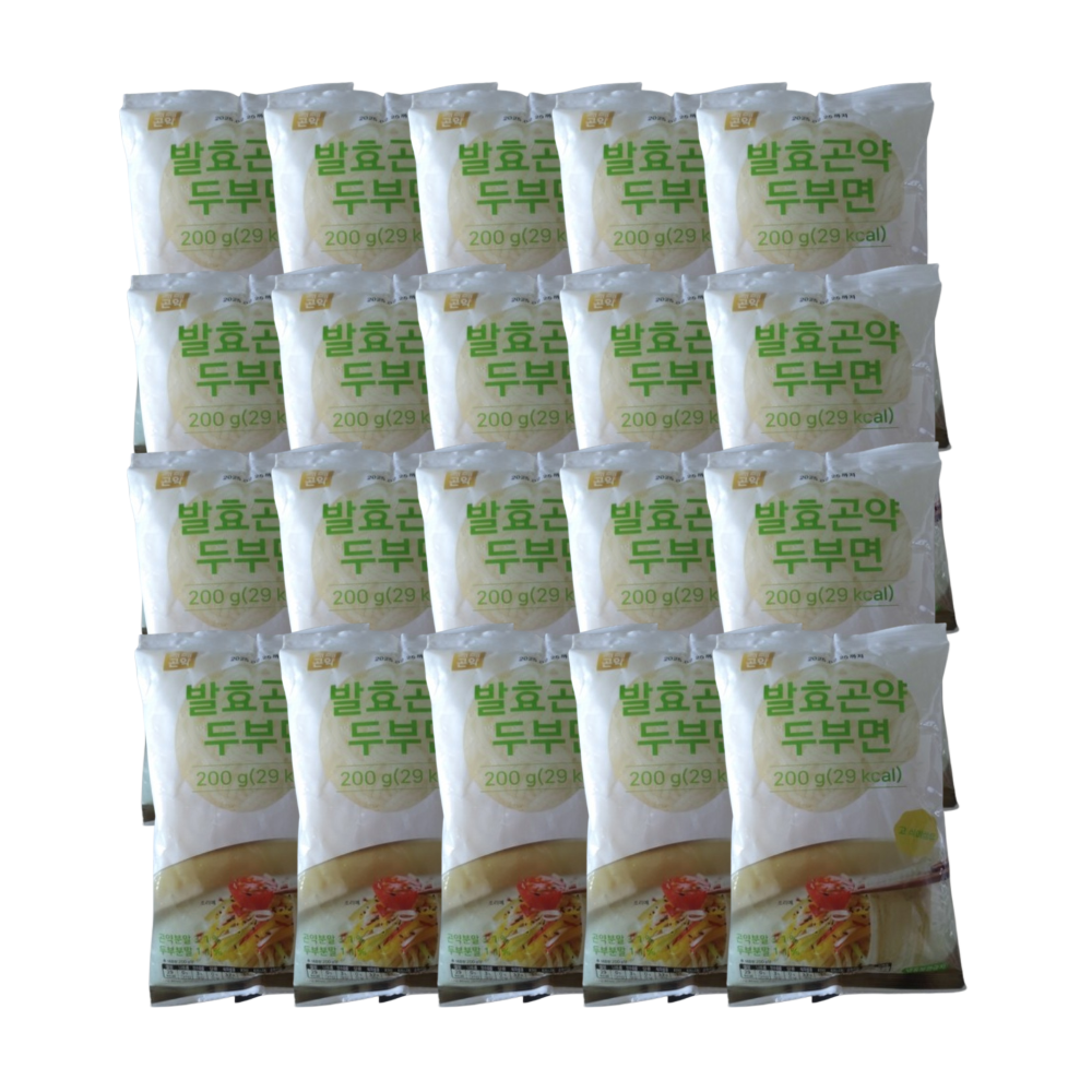 빼빼곤약 발효곤약두부면 200g 20팩