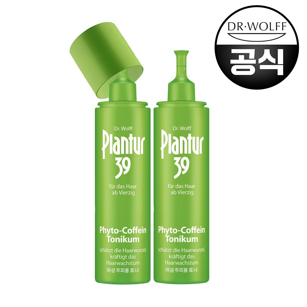 플란투어39 카페인 헤어토닉 200ml 2개입