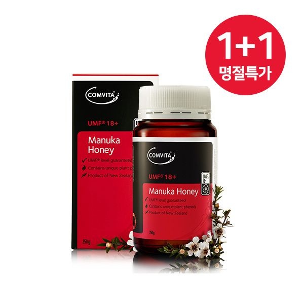 [해외] [명절특가] 1+1 콤비타 뉴질랜드 마누카꿀 UMF18+ 250g