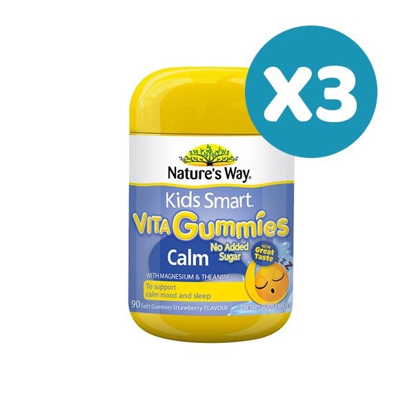 [해외] [명절특가] 네이쳐스웨이 키즈 비타구미 캄 마그네슘 90구미X3개