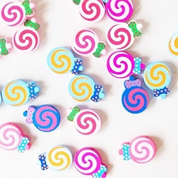 [브이와이][VCL6O2OP]나무비즈(롤리캔디)소모품 1봉