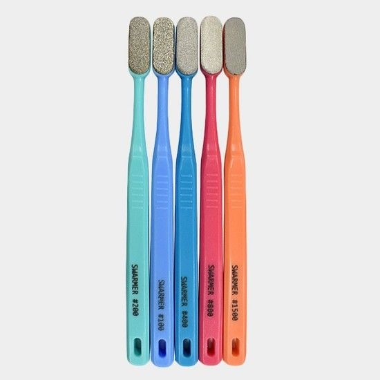 bns 인성 다이아몬드 핸드랩바 칫솔형 5P 세라믹/석재/유리/연마/샌딩 세라믹 석재 연마