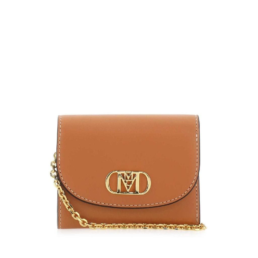 엠씨엠 [X45]엠씨엠 MYLCSLM01 CO Caramel leather mini Mode Travia wallet 여성 반지갑 장지갑 카드지갑