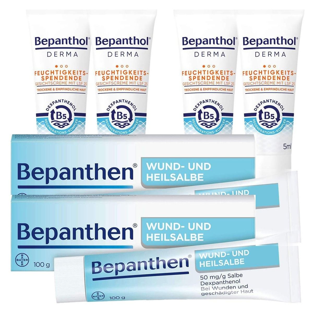 Bepanthen [해외] 1+1 상처 보습 케어 아기 연고 100g +비판톨 더마 크림 10mlx2개 증정(관부가세 포함)