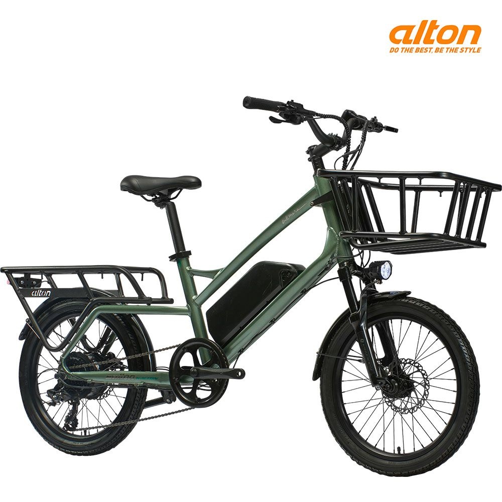 알톤 2026 알톤 알마타FB 20인치 48V 500W 20Ah 카고 투어용 배달용 전기자전거 삼성SDI