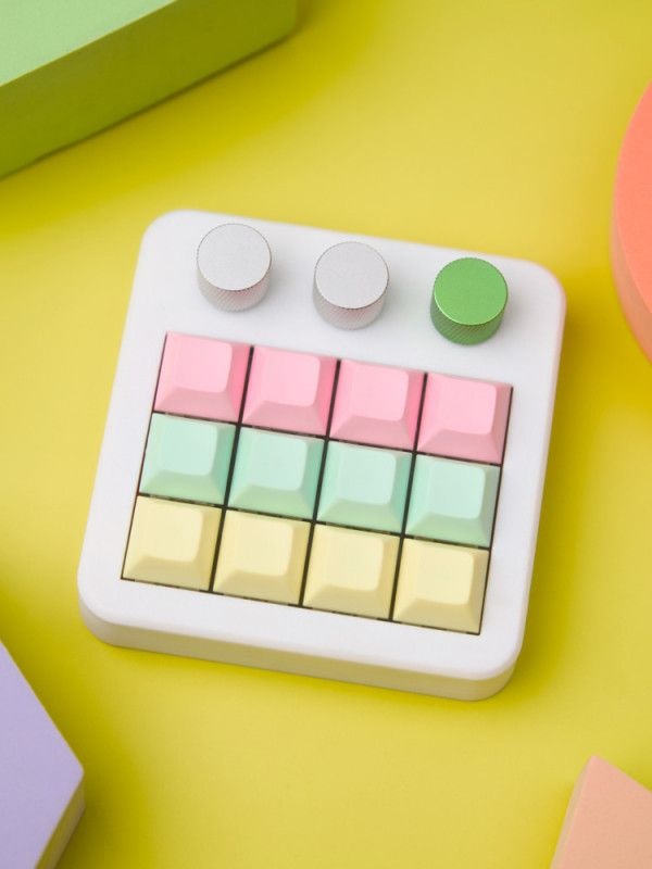 [해외] 매크로키보드 Mir T12+3 기계식키보드 영상편집 프로그래밍 포토샵 사무용 MIDI컨트롤러