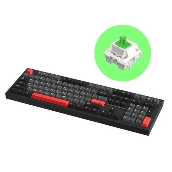 UnKnown GEEKSTAR 유,무선, 블루투스 기계식 키보드, GKG108R HMX 선셋 블랙