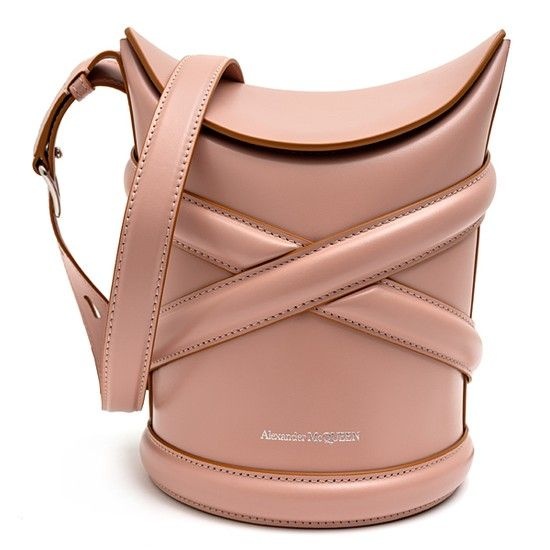 알렉산더맥퀸(Alexander McQueen) 여성용 알렉산더맥퀸 커브 스몰 숄더백 656467-1YB42-6011 베이비 핑크