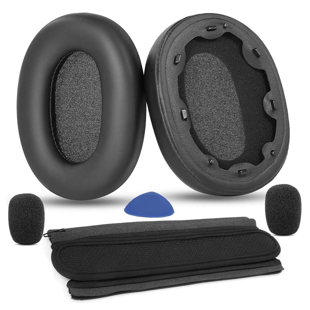 TaiZiChangQin [해외] TaiZiChangQin 소니 INZONE H7 H9 WH-G900N 무선 노이즈 캔슬링 게이밍 헤드폰 이어 패드 헤드밴드 보호 커버 쿠션 키트와