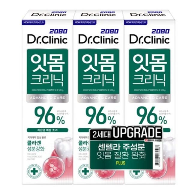 잇치치약 이치 잇츠 잇몸 좋은 재생 보조 치약 120ml 3개