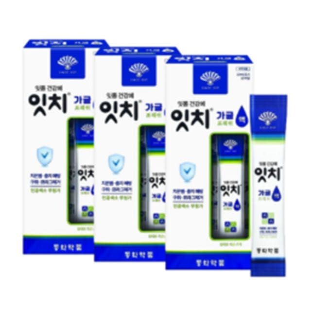 잇치 치약 잇츠 이치 잇몸치약 약국 이시림 예방 가글액, 10개입 3박스