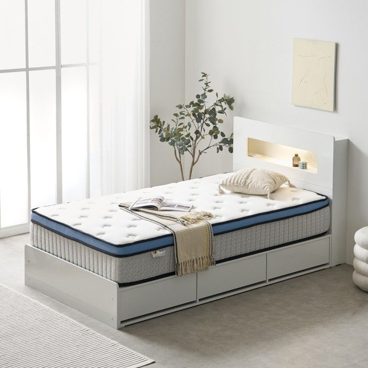 F41664 LED 벙커침대SS+포켓매트리스30cm